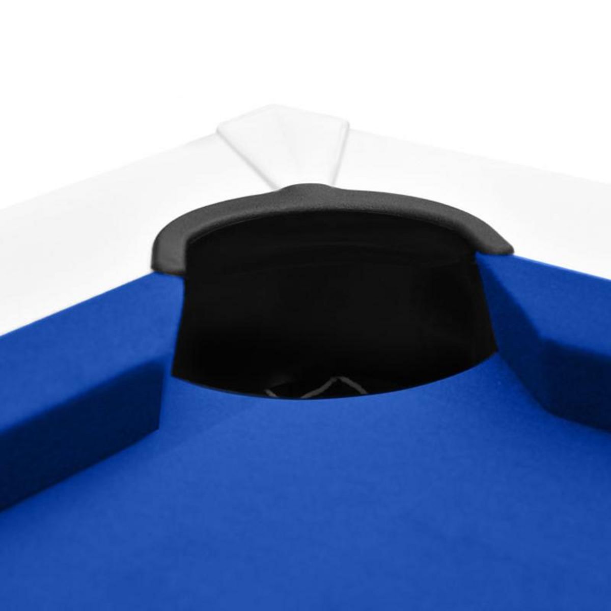 Rendez vous déco Table de billard convertible blanche tapis vert - Eddie