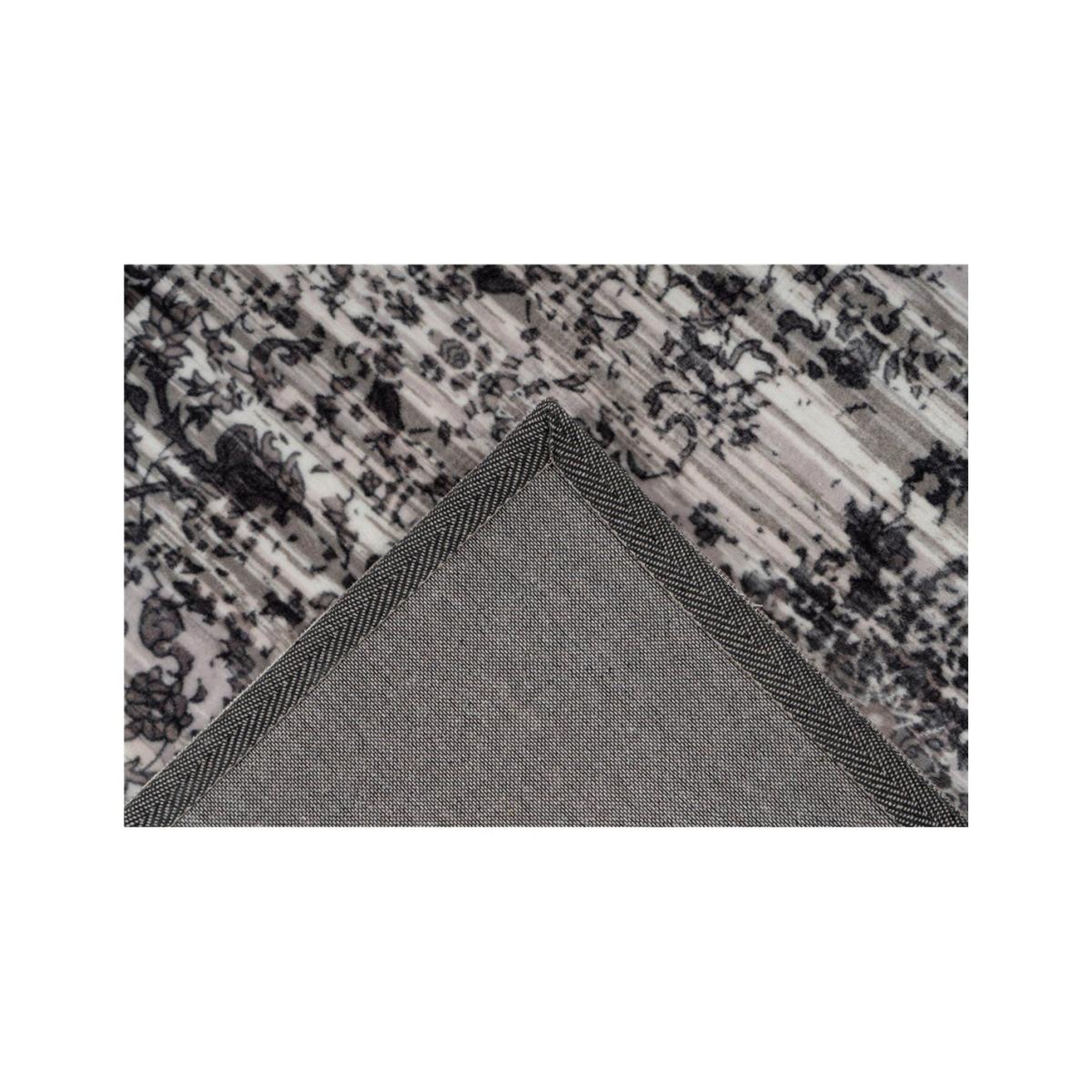 Voir la diapositive 4 : Paris Prix Tapis tissé imprimé à poils plats  saphira  gris