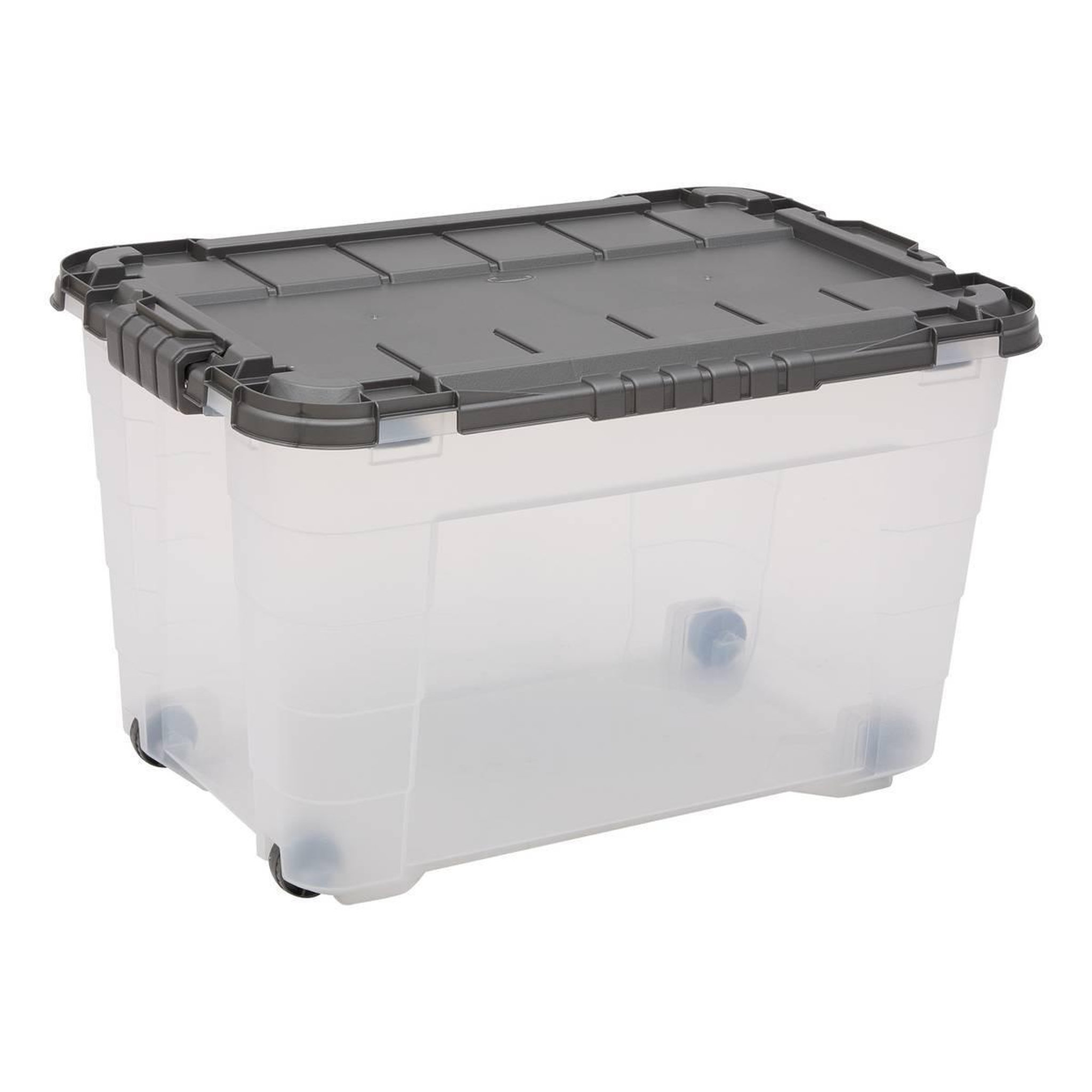 FIVE Boîte de rangement à roulettes  block'it  60l transparent