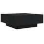 Voir la diapositive 3 : VIDAXL Table basse avec lumières LED noir 80x80x31 cm