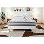 Voir la diapositive 1 : SEPTNUITS PACK matelas + sommier Memo Plus Mémoire de forme 3 zones + 2 oreillers + couette