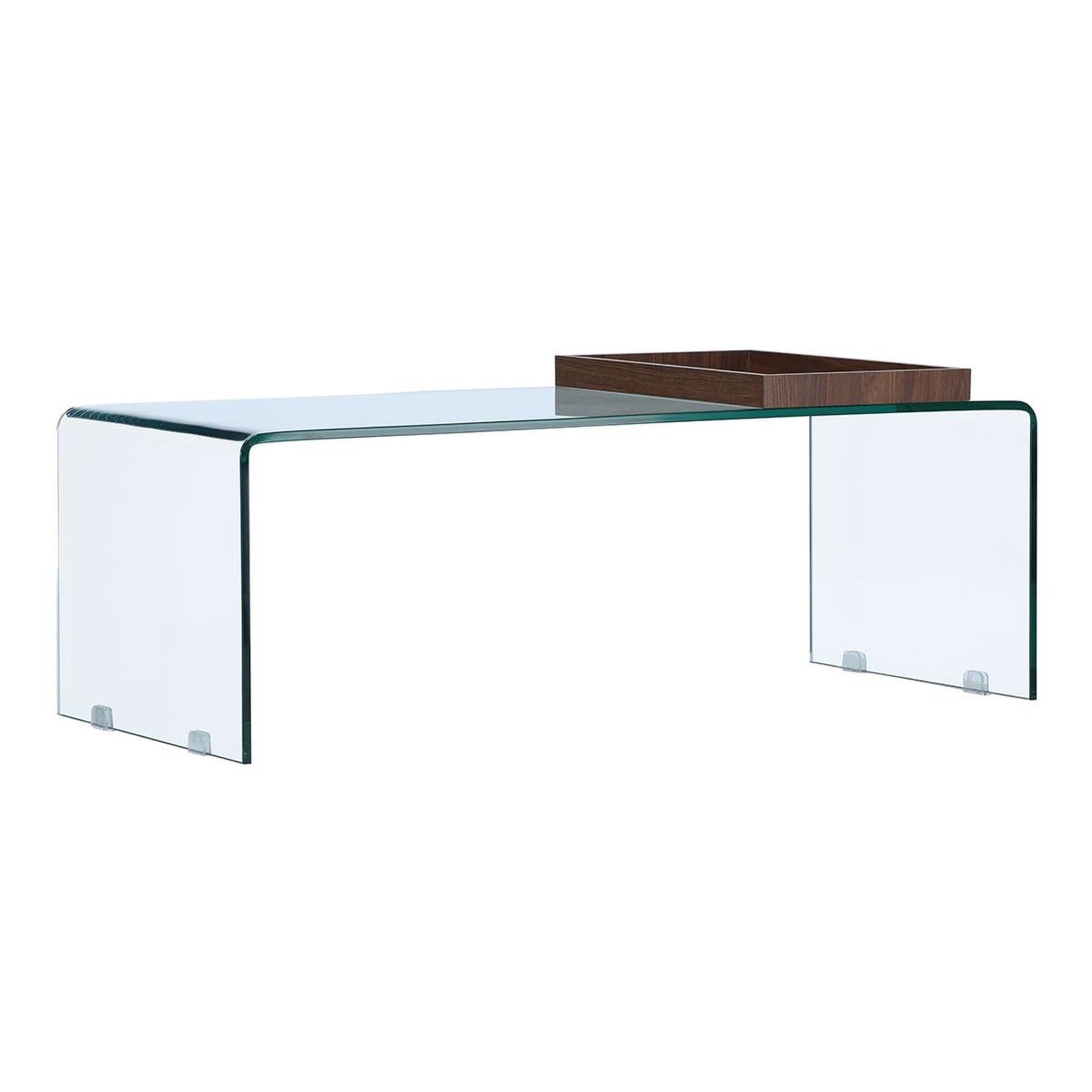 Paris Prix Table basse en verre  telemark  110cm transparent