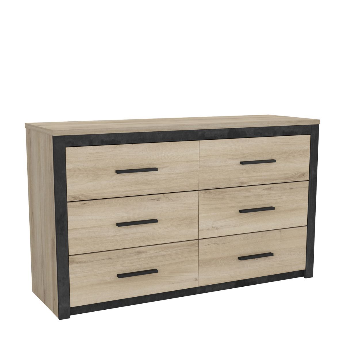 Commode 6 tiroirs KANSAS