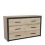 Voir la diapositive 3 : Commode 6 tiroirs KANSAS