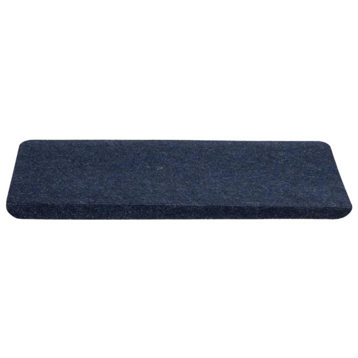 VIDAXL Tapis d'escalier auto-adhesifs 15 pcs 65x24,5x3,5 cm Bleu