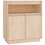 Voir la diapositive 2 : VIDAXL Buffet 70x34x80 cm Bois massif de pin