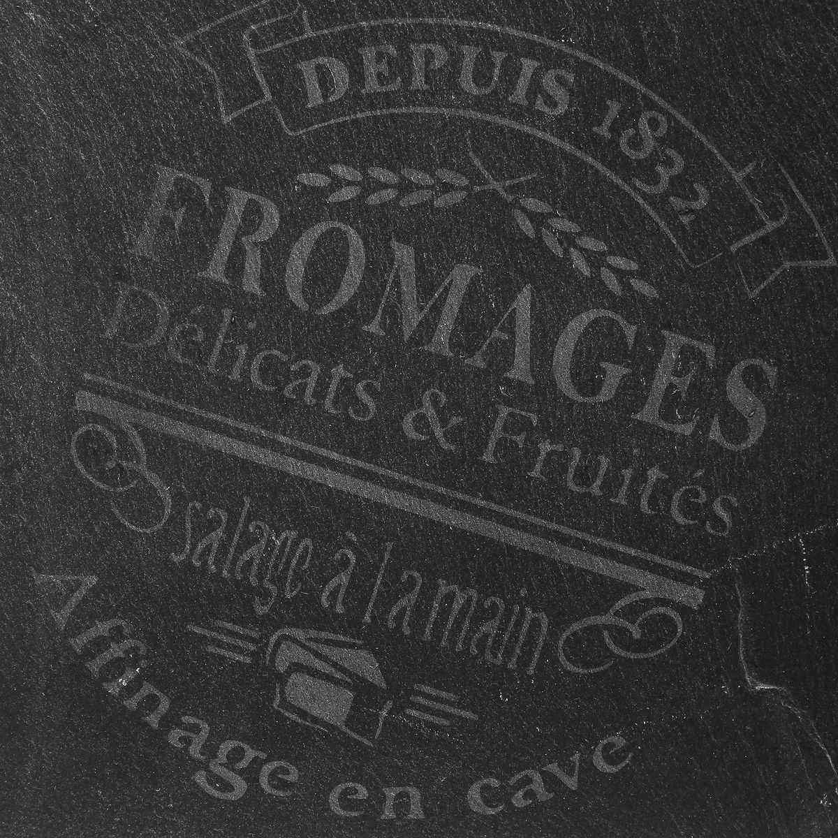 SECRET DE GOURMET Service à fromage avec 3 Couteaux - Gris foncé