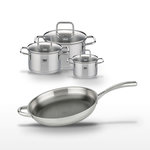 ELO Lot Poêle 32cm Elo Relief Evolution & 3 Faitouts Elo