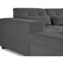 Voir la diapositive 6 : LISA DESIGN Vermont - canapé d'angle gauche - 4 places - convertible avec coffre - en velours côtelé