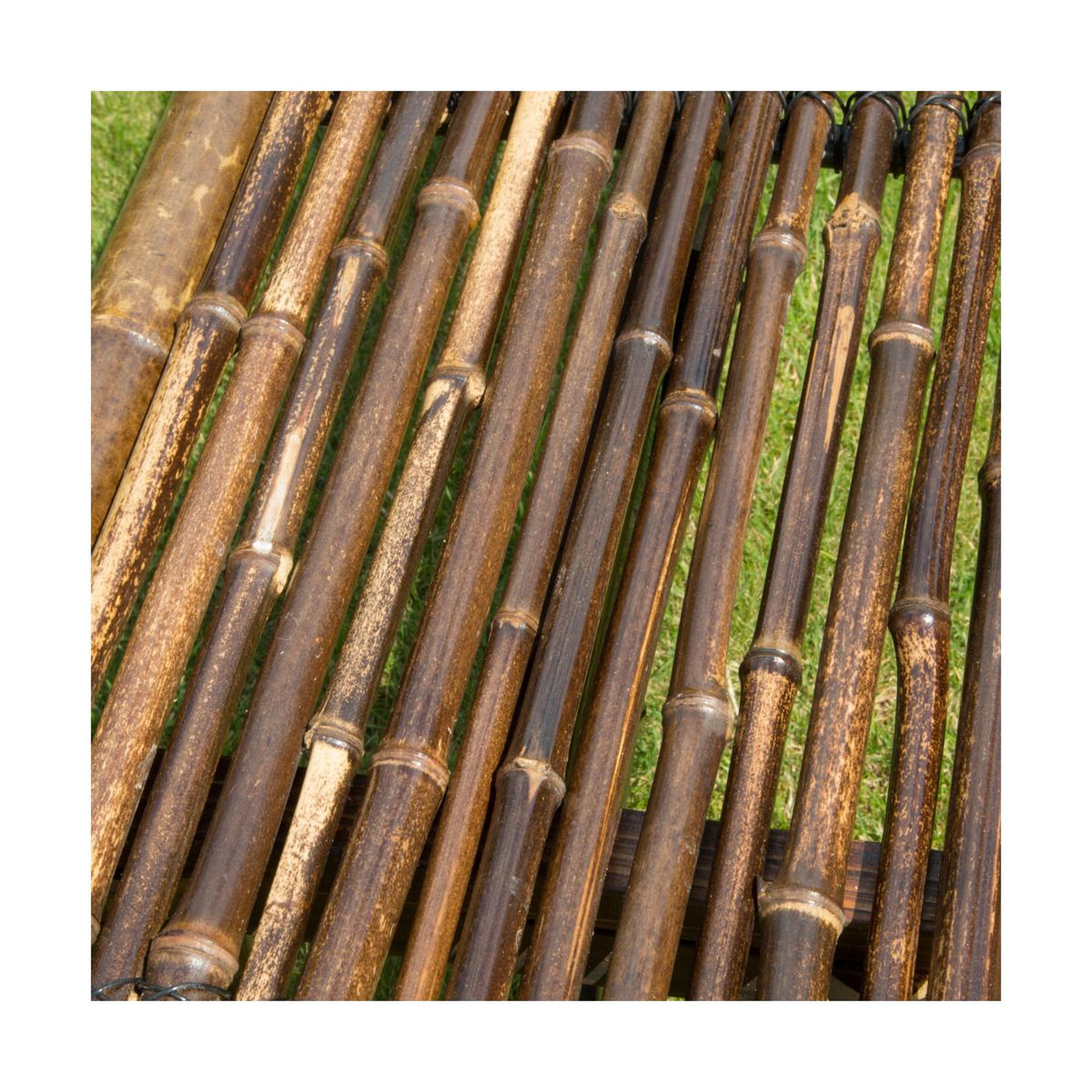 Voir la diapositive 2 : HomeStyle4U Banc de Jardin Extérieur en Bambou Naturel - Élégance et Confort