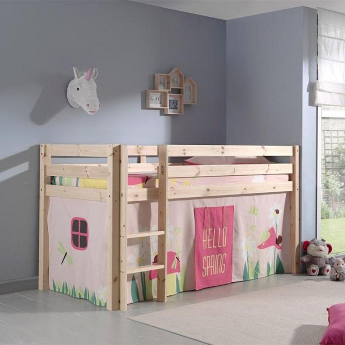 Paris Prix Pack - Lit Enfant, Tente & 3 Pochettes  Pino Spring  Naturel