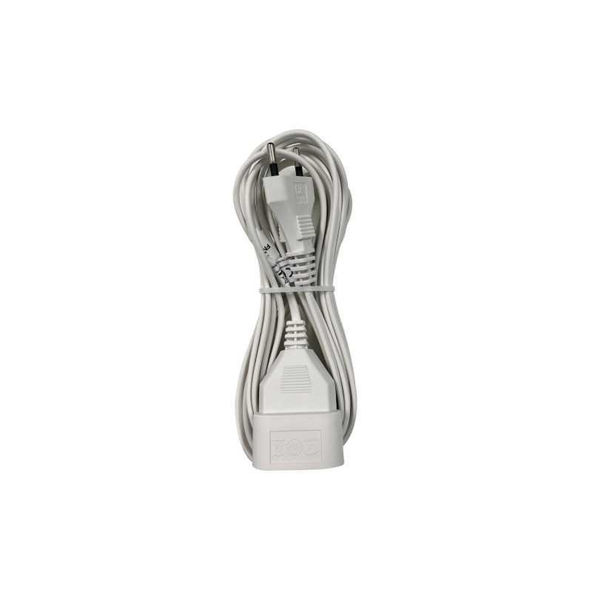 Voir la diapositive 3 : Rallonge électrique CEE 6 A 250 V blanche 5 m