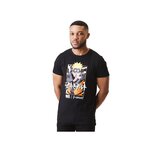 CAPSLAB T-shirt homme Naruto. Coloris disponibles : Noir