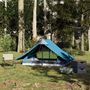 Voir la diapositive 4 : VIDAXL Tente de camping 2 personnes bleu impermeable