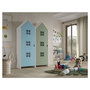 Voir la diapositive 2 : Vipack Combinaison D'armoires 2 Parties Casami Bruges bleu vert
