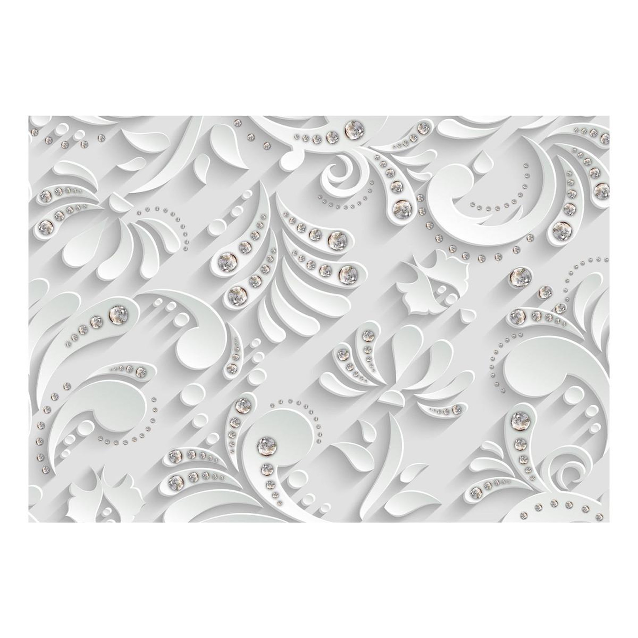 Voir la diapositive 2 : Paris Prix Papier peint  flowers with crystals
