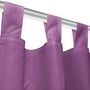 Voir la diapositive 4 : VIDAXL Rideau occultant avec boucles 2 pcs 140 x 245 cm Lilas