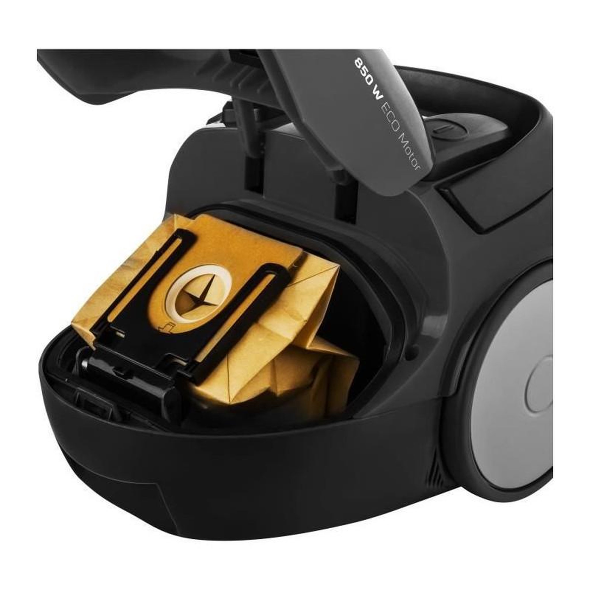 Voir la diapositive 2 : SENCO Aspirateur traîneau avec sac - SENCOR - SVC 45BK-EUE3 - Moteur ECO 850 W - 79 dBA - 1,5 L - Noir