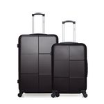 HERO HERO - Lot de 2 - Valise grand format et valise weekend CORONADO. Coloris disponibles : Bleu, Gris, Rose, Beige
