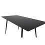 Voir la diapositive 6 : Paris Prix Table à Manger Extensible  Silar  120-160cm Noir