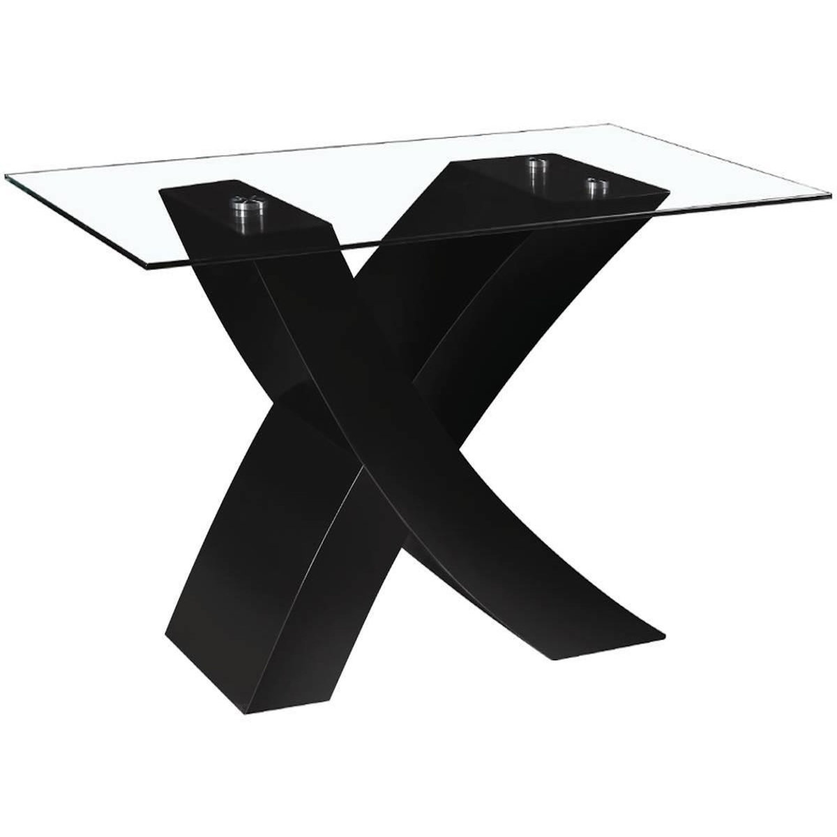 Habitat et Jardin Table repas  Mona  - 150 x 90 x 74 cm - Noir