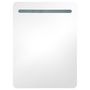 Voir la diapositive 4 : VIDAXL Armoire de salle de bain a miroir LED blanc et chene 60x11x80cm