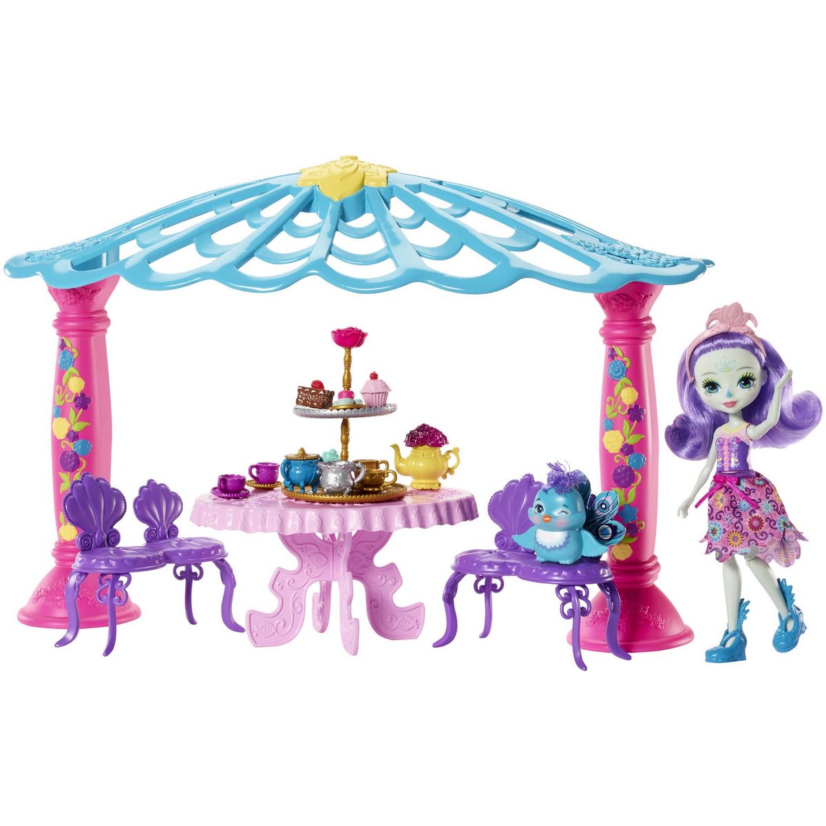 MATTEL Le salon de thé de Madame Paon - Enchantimals