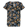 Voir la diapositive 2 : Only Blouse Noir à fleurs Femme Only Alma