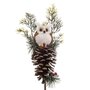 Voir la diapositive 1 : ATMOSPHERA Branche Tige Déco de Noël  Hibou  75cm Marron