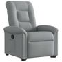 Voir la diapositive 4 : VIDAXL Fauteuil inclinable Gris clair Tissu