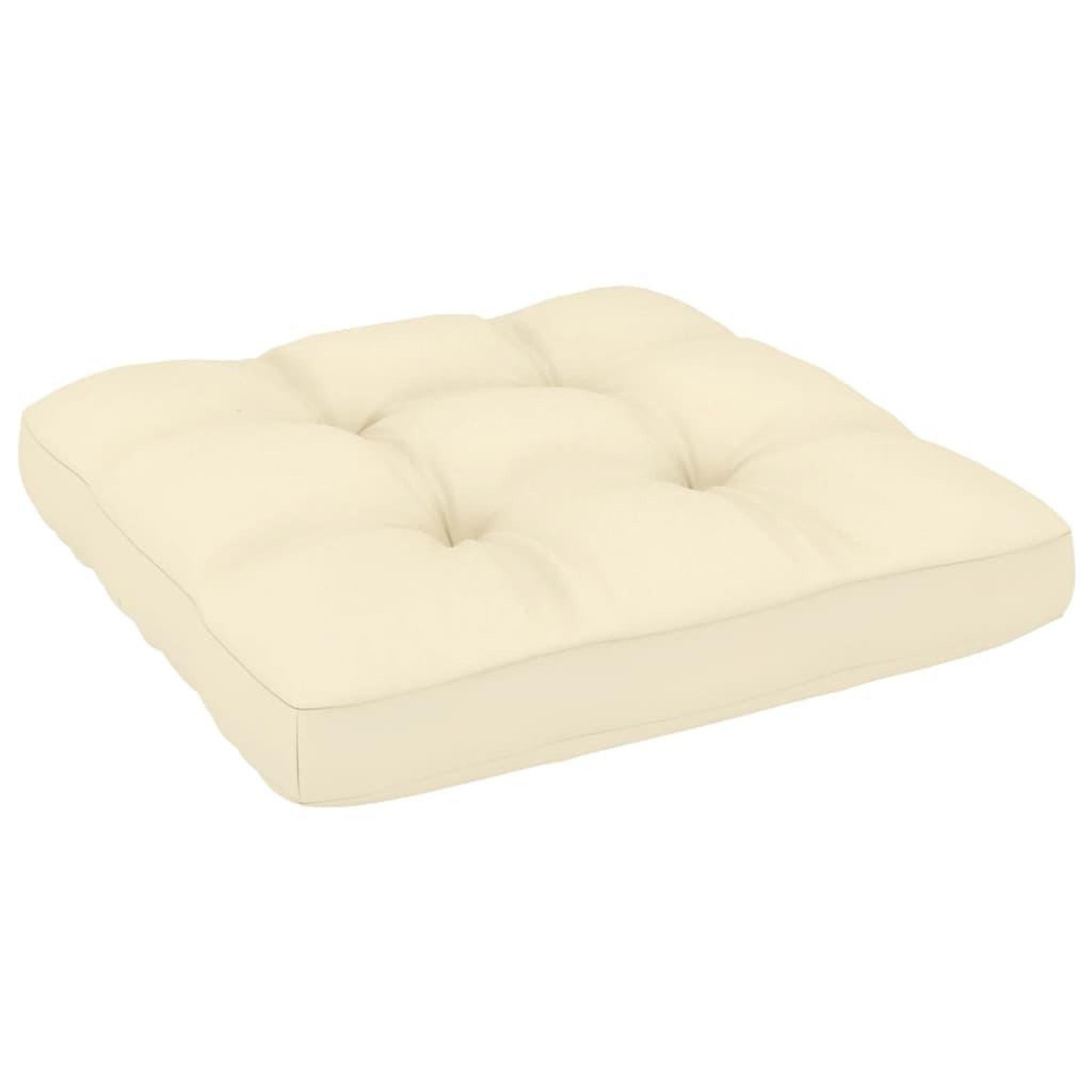 Voir la diapositive 5 : VIDAXL Repose-pied de jardin et coussin Marron miel Bois de pin massif