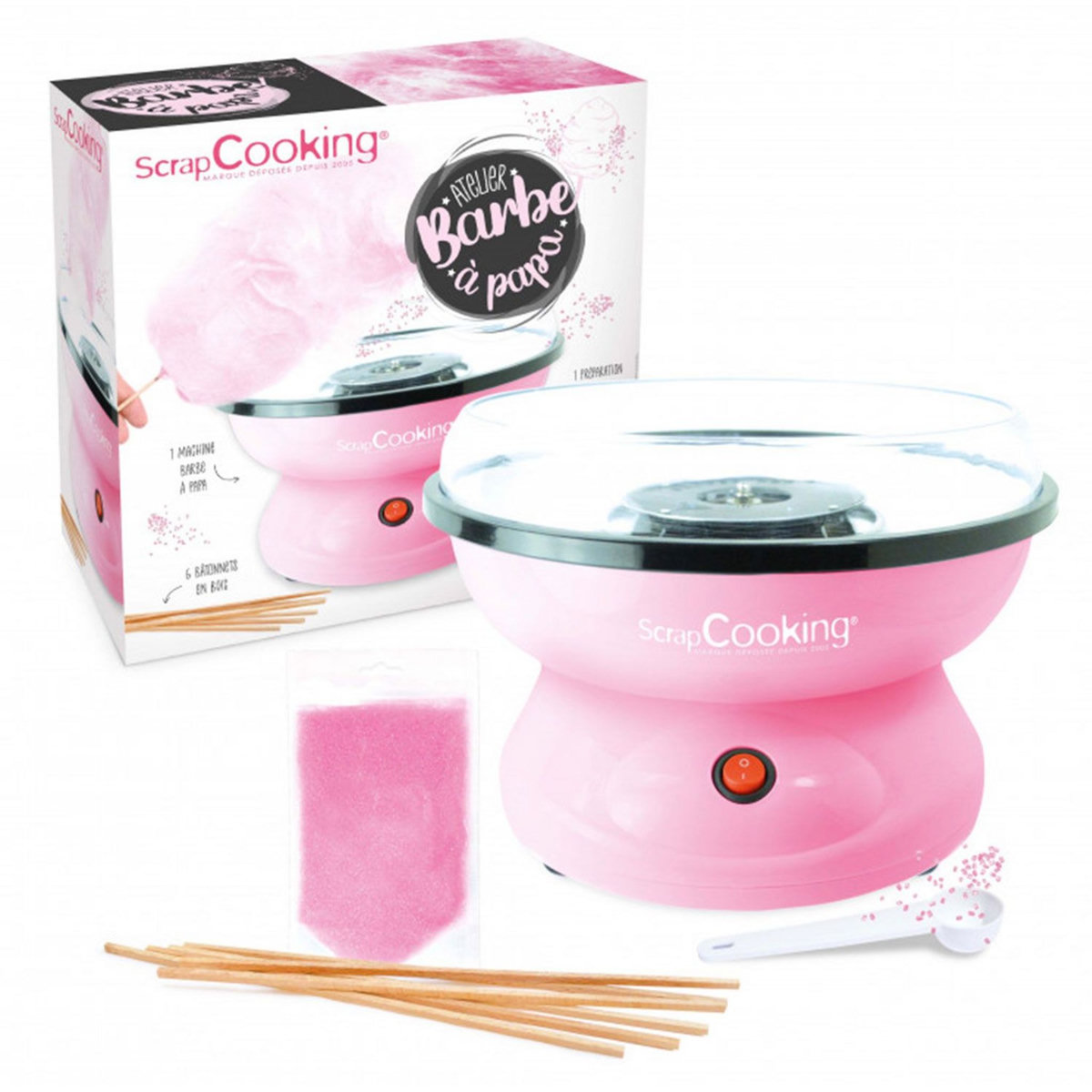 SCRAPCOOKING Machine à Barbe à papa