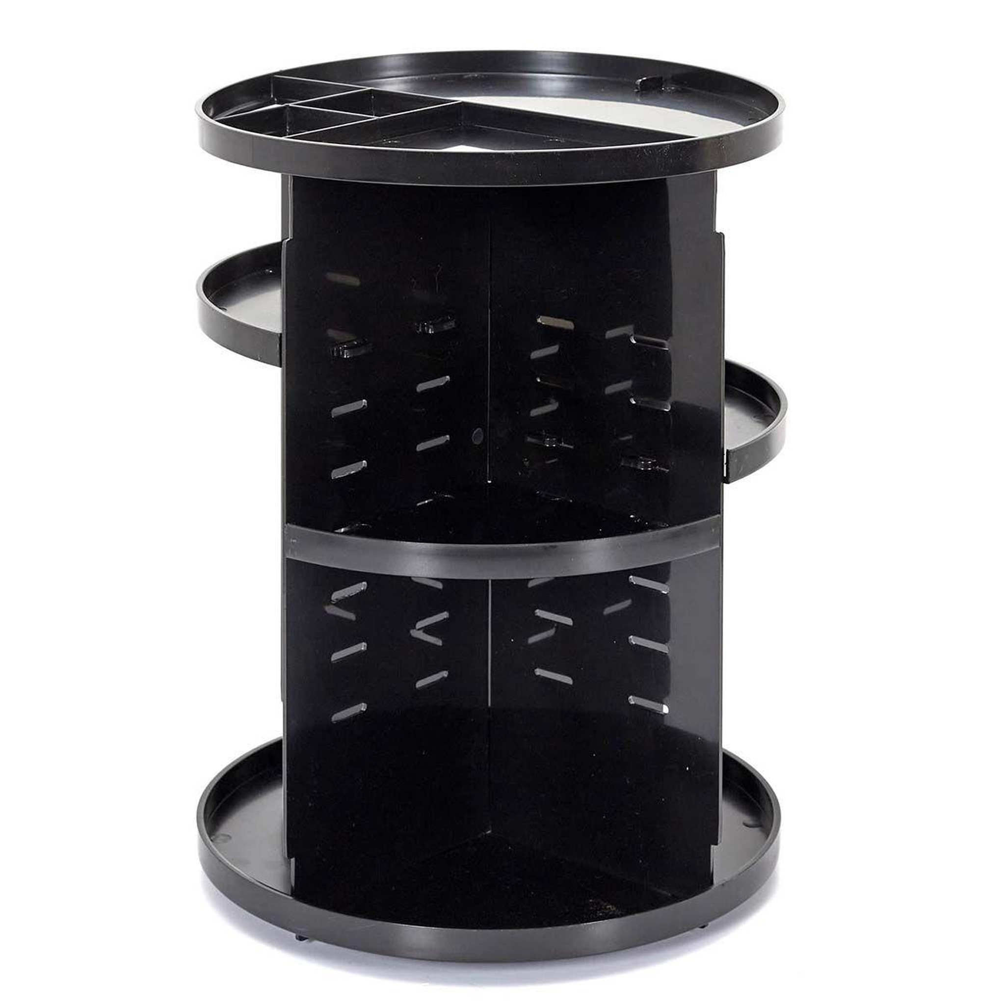 Voir la diapositive 2 : Cosmetic Club Carrousel de maquillage  rotation  30cm noir