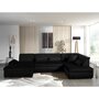 Voir la diapositive 5 : LISA DESIGN Vermont - canapé panoramique d'angle droit - 7 places - xxl - en velours