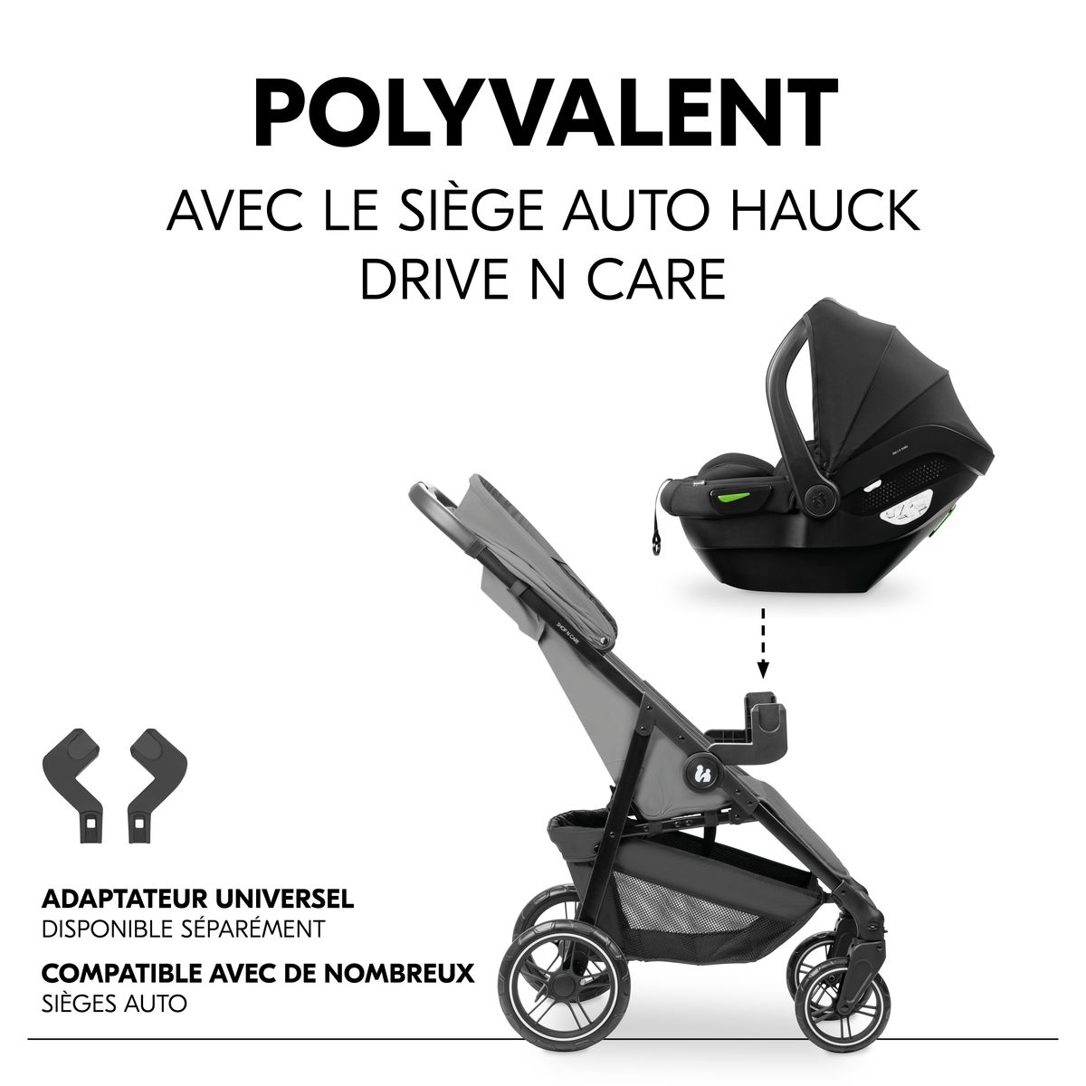 HAUCK Poussette de voyage Shop N Care