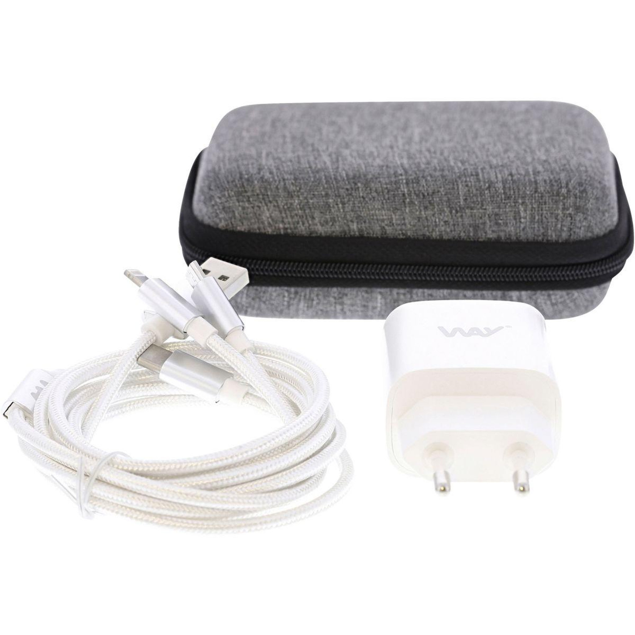 Voir la diapositive 2 : TNB Chargeur + câble de charge universel 3 en 1