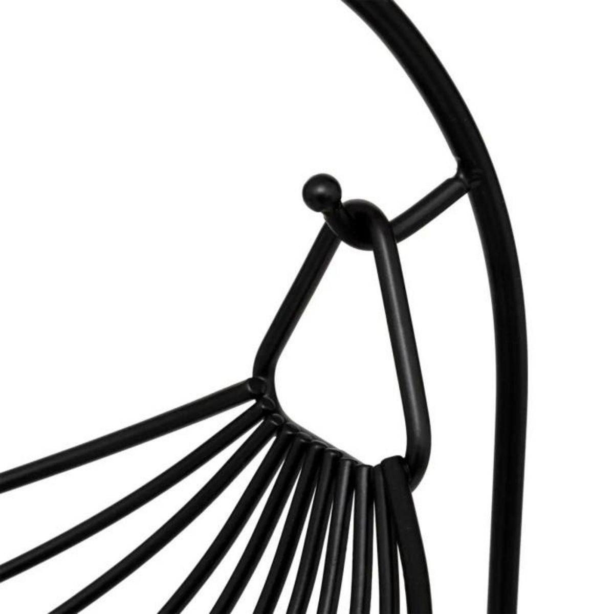 FIVE Corbeille à Fruits 2 Niveaux  Balancier  46cm Noir