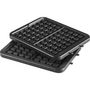 Voir la diapositive 5 : TEFAL Croque, gaufre, gril WM755D12 -WM75 Gaufrier KING SIZE 4 en 1
