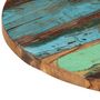 Voir la diapositive 5 : VIDAXL Dessus de table rond 60 cm 25-27 mm Bois de recuperation solide