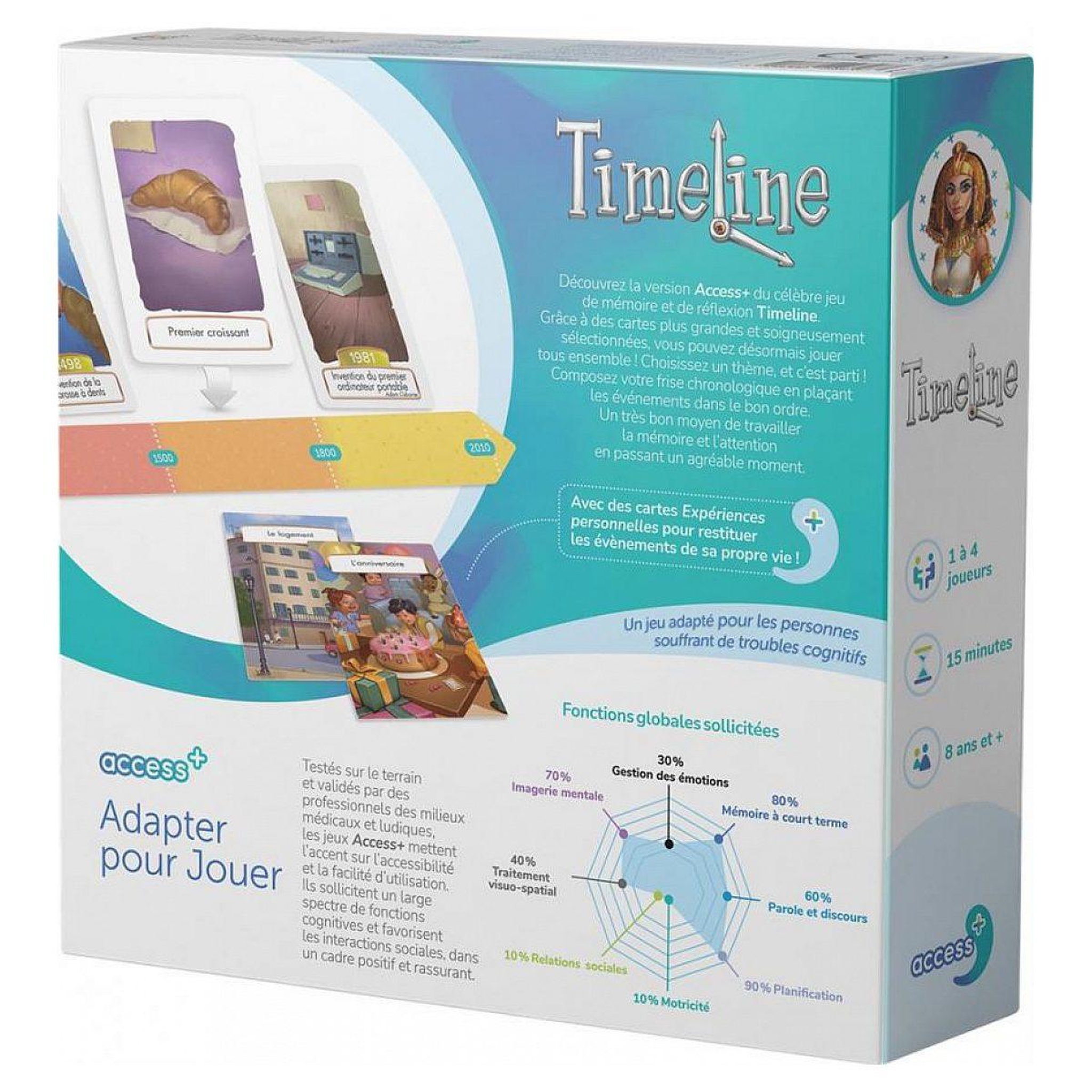 Voir la diapositive 2 : Asmodee Jeu de carte timeline access+