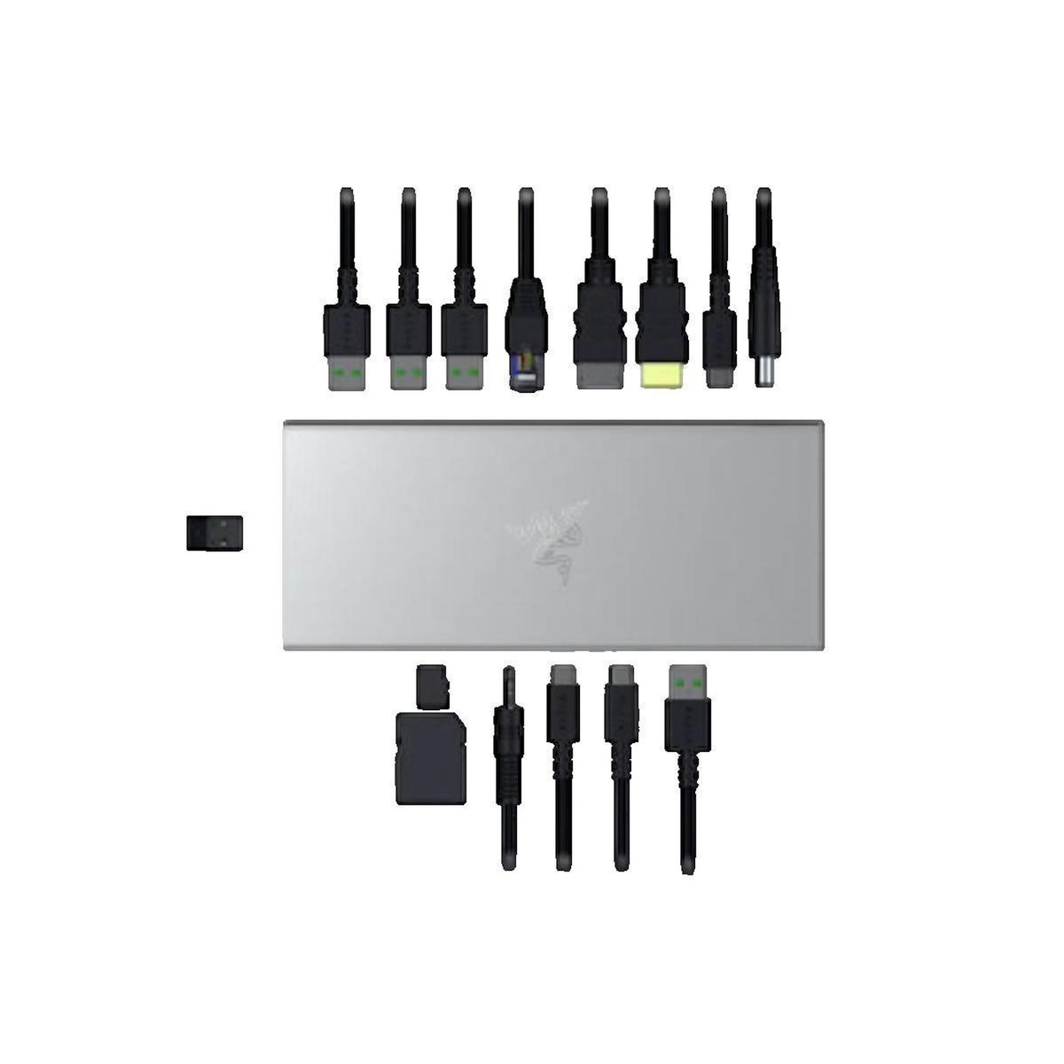 Razer Station d'accueil Razer RC21-02280200-R3EK avec 14 ports dont USB-C et HDMI
