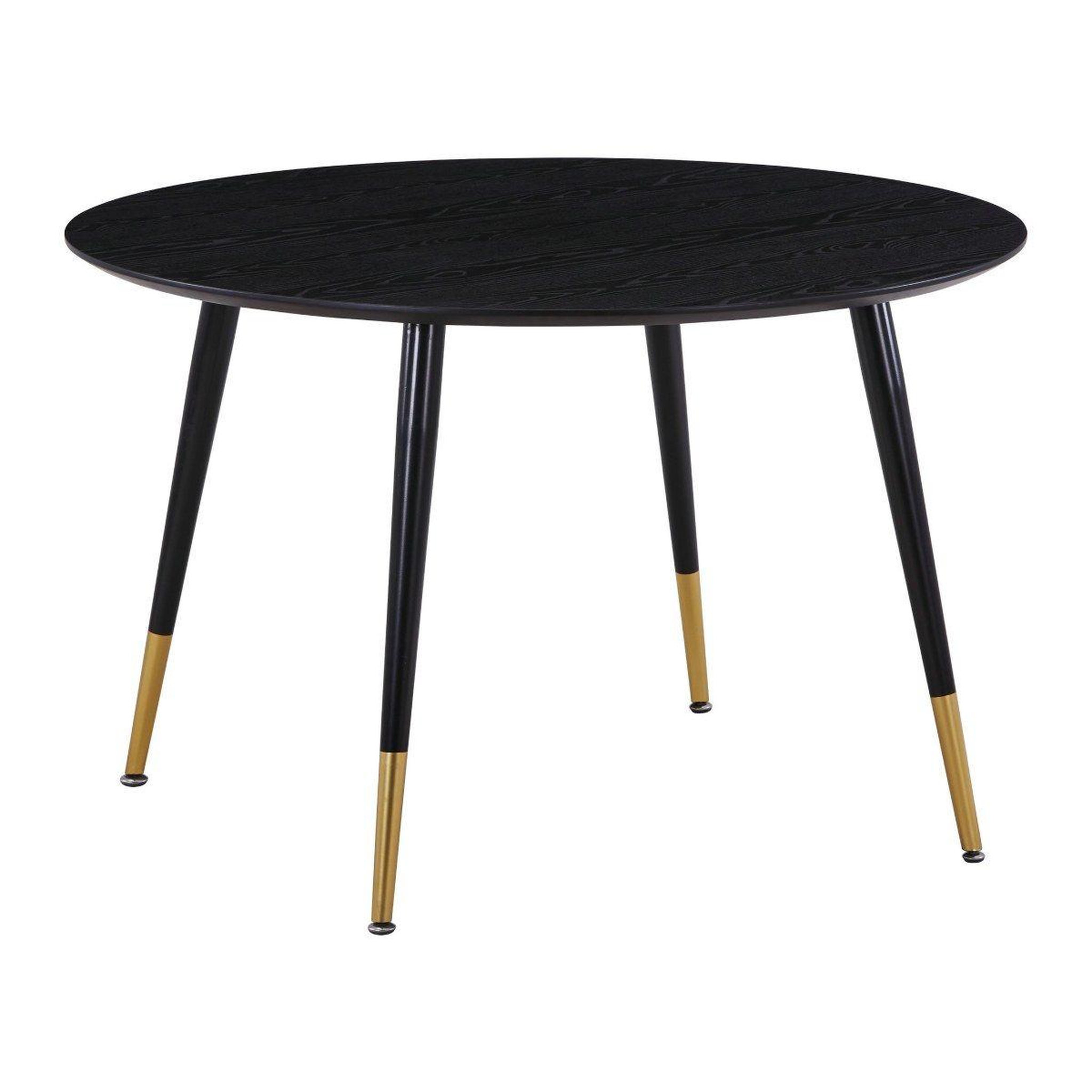 Paris Prix Table à manger ronde  dipp  115cm noir & or
