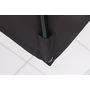 Voir la diapositive 4 : CREADOR Parasol déporté aluminium 3x3m gris anthracite VARIO