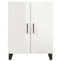 Voir la diapositive 5 : VIDAXL Buffet Blanc brillant 69,5x34x90 cm Bois d'ingenierie