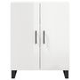 Voir la diapositive 5 : VIDAXL Buffet Blanc brillant 69,5x34x90 cm Bois d'ingenierie