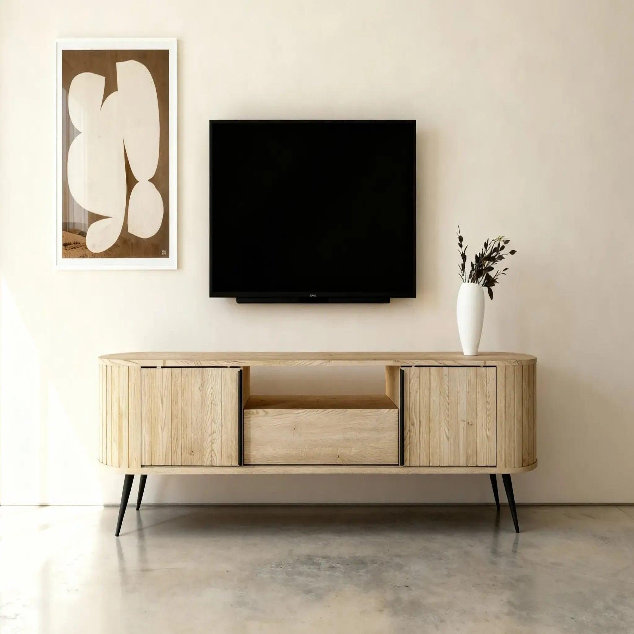 Voir la diapositive 6 : CASANOVA PARIS Leia - meuble tv en chêne cremona 196cm
