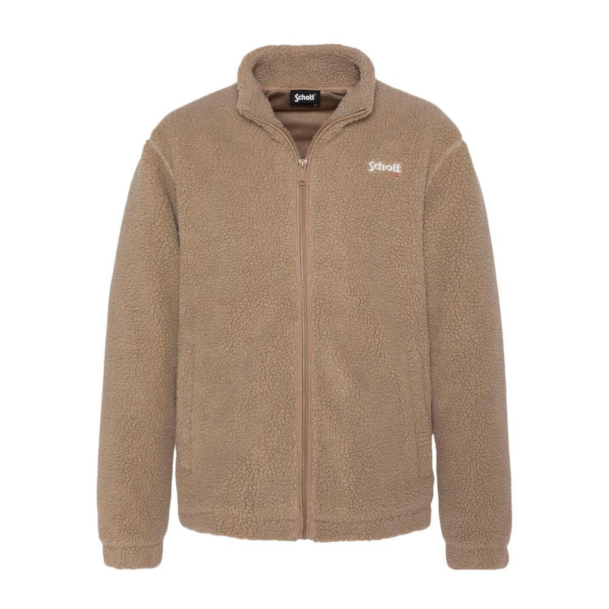 Schott Veste Sherpa  Homme Schott Sherpa PLARTIC. Coloris disponibles : Beige