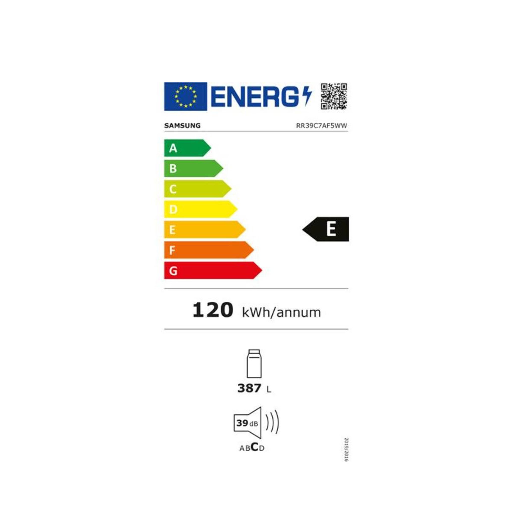 Voir la diapositive 2 : Samsung Réfrigérateur 1 porte 59.5cm 387l - rr39c7af5ww