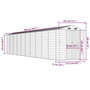 Voir la diapositive 6 : VIDAXL Abri de jardin gris clair 191x895x198 cm acier galvanise