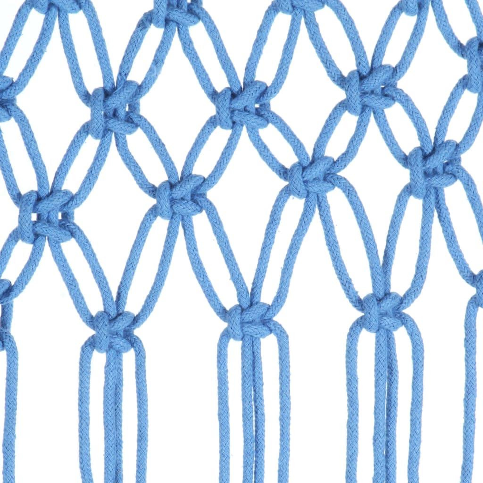 Voir la diapositive 4 : VIDAXL Rideau en macrame Bleu 140x240 cm Coton